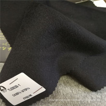 Anti-Static wool cashmere fleece blouse design winter solid coat clothing fabrics